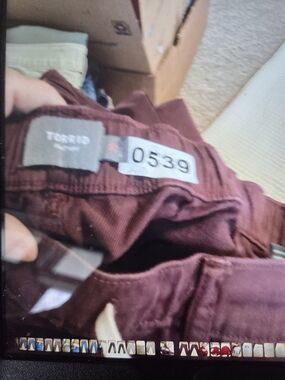 Torrid Burgundy Pants - Deep Wine Color